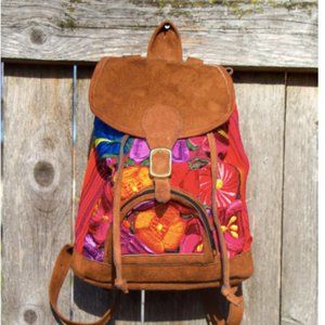 Lovey Hand-Embroidered Backpack